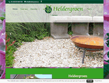 Tablet Screenshot of heldergroen.eu